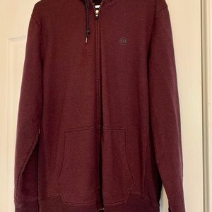 Travis Matthew hooded zip up sweatshirt